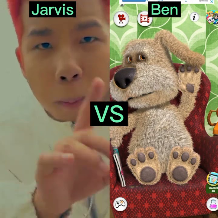 Talking Ben VS Jarvis Who Is Best ? 🤣 👌 NAM DANG NAM SOM Song 🎵 😍
