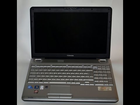 Как разобрать ноутбук Toshiba Satellite L500 1WP
