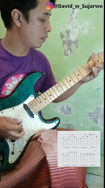 yang terbaik bagimu (Ada band) gitar solo tutorial dengan tabs #adaband #yangterbaikbagimu