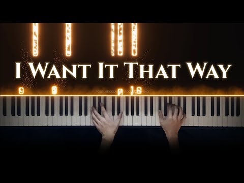 I Want It That Way (PIANO SHEET) - Backstreet Boys