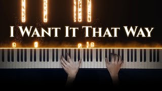 Backstreet Boys - I Want It That Way | Piano Cover with Strings (with Lyrics & PIANO SHEET) chords