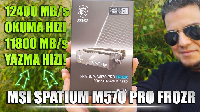 MSI Demos Spatium M570 PRO Gen5 SSDs In Single & RAID Mode: Huge Heatsinks,  Up To 23 GB/s Speeds, Under 50C With Frozr Cooling