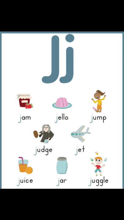 Letter Jj Words | Things that Start with Jj | J words | Learn Phonics