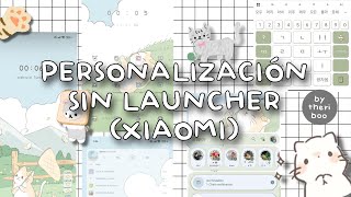 🐈🌿 Personalización Cute sin launcher [Xiaomi] + Tema p/WhatsApp Delta ver. ext | @theriboo 💭❕ screenshot 2