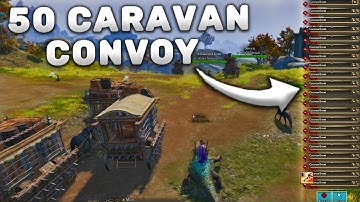 50 Caravan Convoy! - Caravan Highlights - Ashes Of Creation