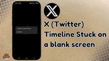 Fix X (Twitter) Timeline Stuck on Blank Screen (2025 Fix)