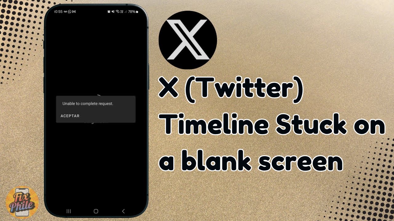Fix X (Twitter) Timeline Stuck on Blank Screen (2025 Fix) - YouTube
