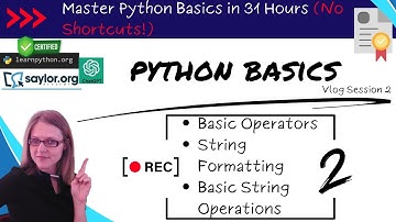 Code VLOG 02 Arithmetic Operators in Python and formatting strings (Python for Beginners)