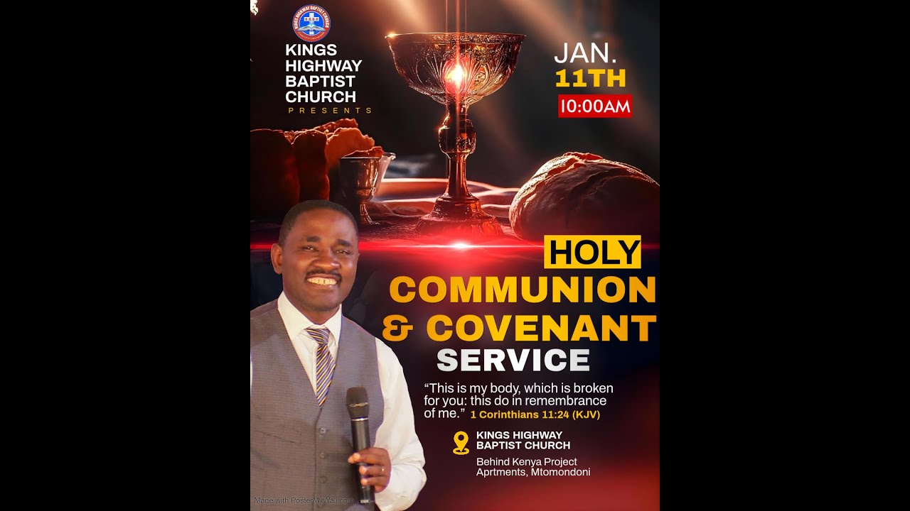 COVENANT  & HOLY COMMUNION SERVICE//11TH JAN 2026//THANK YOU FOR JOINING.