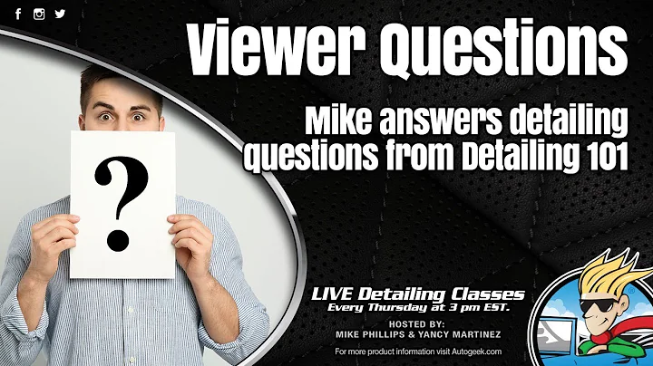 Viewer Questions Answered