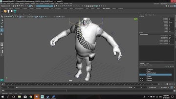 Maya Rigging tutorial Part 5 Blind Skin and Gamball lock