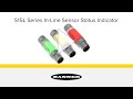 Banner s15l series inline sensor status indicator