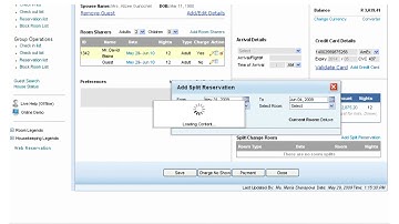 How to Split Reserve Change a Room | Hotelogix