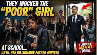 They Mocked the Poor Girl at School... Until Her Billionaire Father Arrived