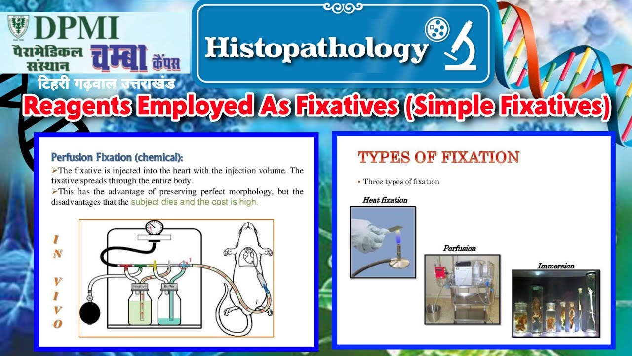 Reagents Employed As Fixatives || Simple Fixatives || Histopathology || DPMI Chamba || DMLT