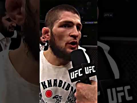 Throwback to Khabib's epic interview after becoming UFC Lightweight champion. 😅 #2018