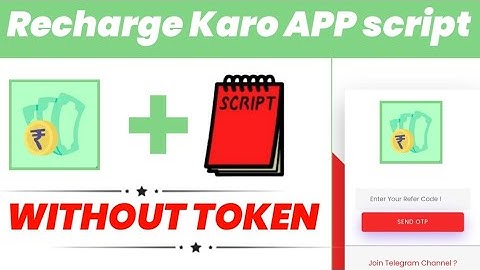 recharge karo app script| recharge karo app refer bypass script| recharge karo app coin adder script