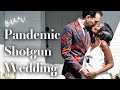 WEDDING VLOG | shotgun wedding prep and civil ceremony, two days before labor!