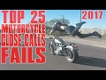 TOP 25 Motorcycle FAILS Close Calls Compilation Video Moto FAIL + Street Bike Crash Close Call SAVES