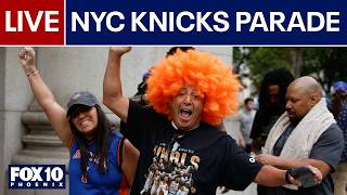 🔴LIVE: NYC Knicks championship parade 2026 | FOX 10 Phoenix