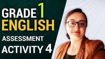 Assessment Activity 4 - English - Grade 1