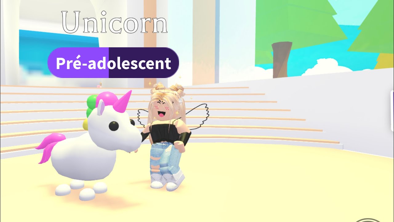 Comment avoir une licorne gratuitement a l’infini Adopte Me !!! - YouTube