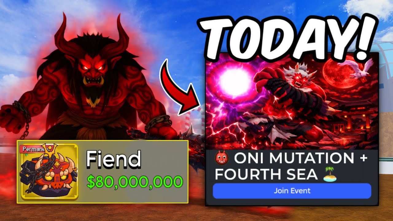New Fiend Mutation OFFICIALLY HERE! Trailer + Fourth Sea in Blox Fruits Valentines Update 💘