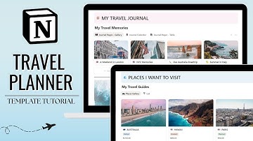 Notion Travel Planner Template Tour - Simple and easy to use!