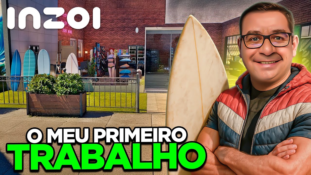 VOU TRABALHAR NA LOJA DE SURF