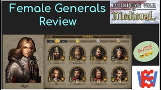 European War 7 Best Generals (EW7): Guide, Female Generals Review