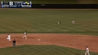 Lewis Brinson makes a great catch for the Sky Sox