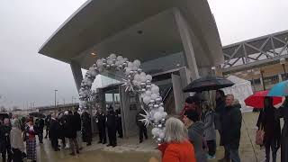 Arriving at Ashburn Station for WMATA Silver Line Grand Opening Ceremony