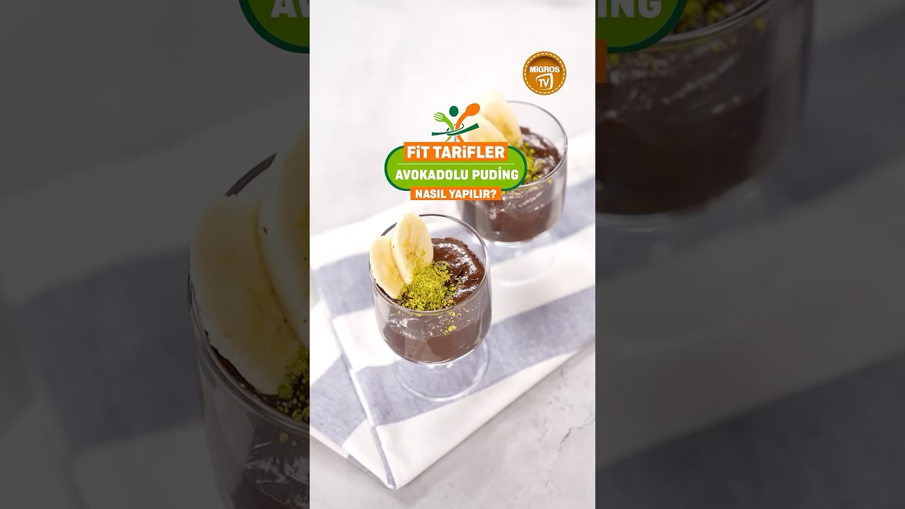 Sadece 4 Malzeme ile Avokadolu Puding Tarifi ???????? | Fit ve Lezzetli Tatlılar MigrosTV #migros #shorts