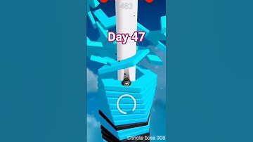 Stack Ball Day 47 🔥 | Crazy Speed Challenge ⚡ | Can You Survive This? 😱 #shorts #stackball