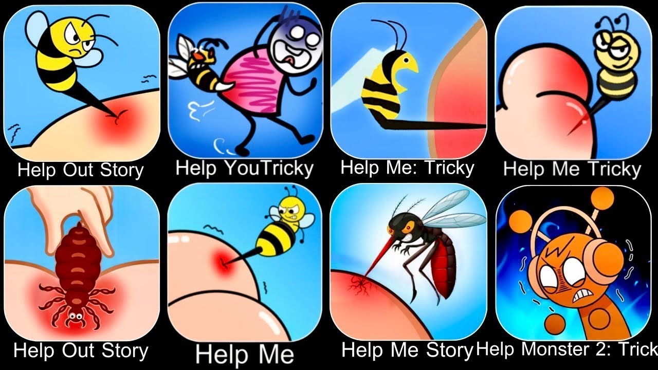 Help Me Tricky Puzzle,Help Me Tricky Story,Help Stickman Tricky VS Tricky Story,Help Me Brain #7