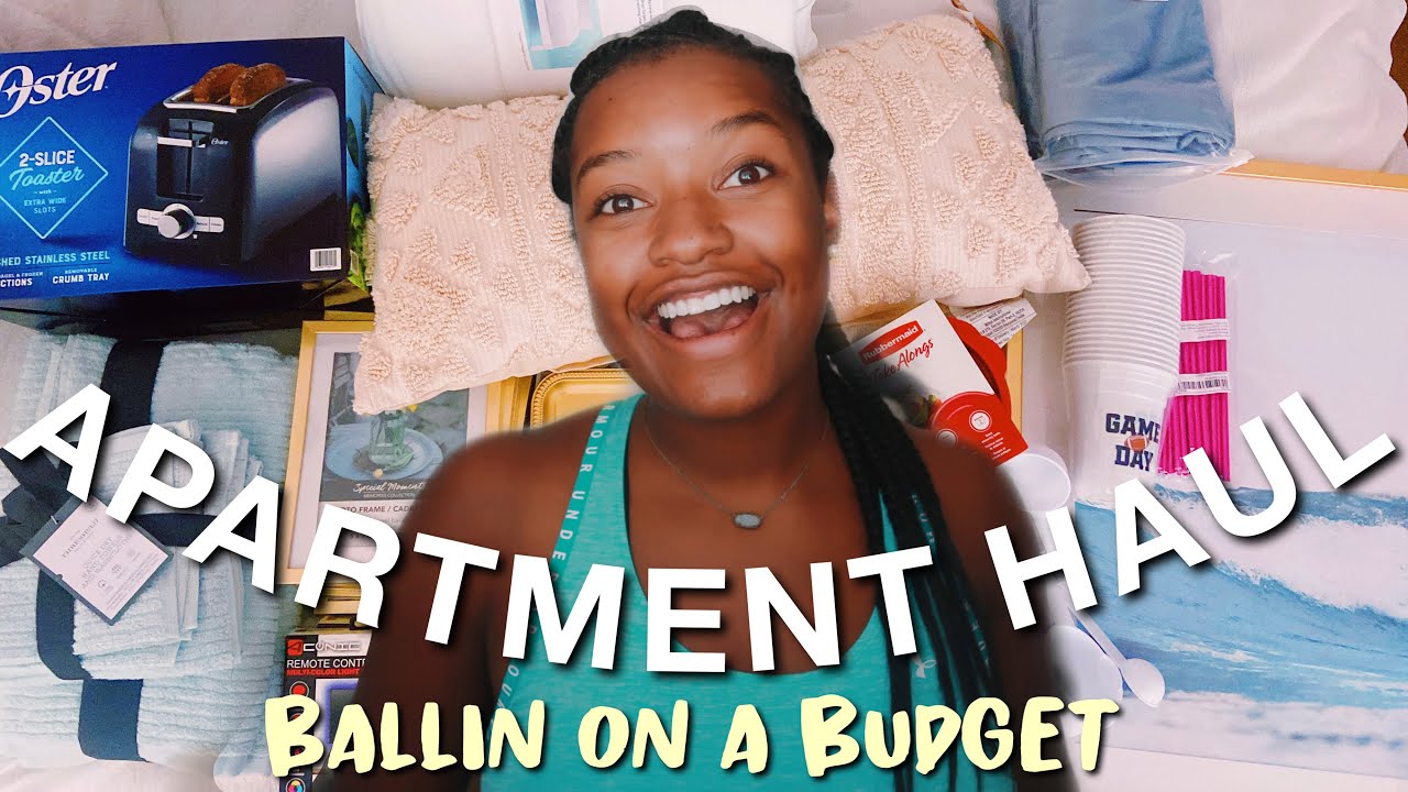 COLLEGE APARTMENT HAUL (first apartment + essentials!) YouTube