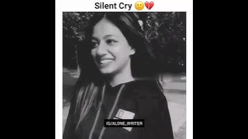 Thumbnail of Very sad  alone girl Whatsapp status