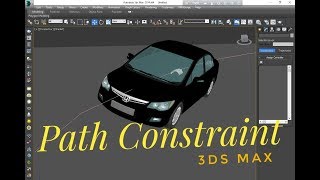 How to use Path Constraint in 3Ds max.