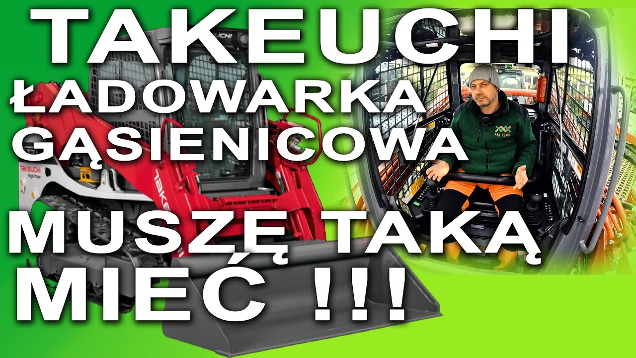 TAKEUCHI TL12 prezentacja - Najlepsza Ładowarka gąsienicowa?