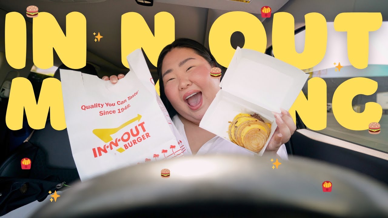 IN N OUT MUKBANG 먹방 EATING SHOW! + Trying the Flying Dutchman and Animal Fries | MONDAY MUNCHIES