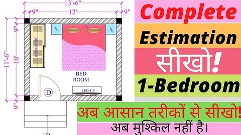 How to learn complete building estimation || only one videos by Billing and Estimation Engineer 2022