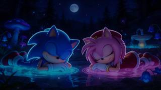 Fall Asleep Fast Tonight 💤 [NO ADS] Sonic Amy Cozy Rainy Water Sleep Music & Soothing Night Piano