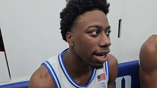 Duke Basketball Guard John Blackwell Talks Following Blowout Exhibition Win Over Tennessee News