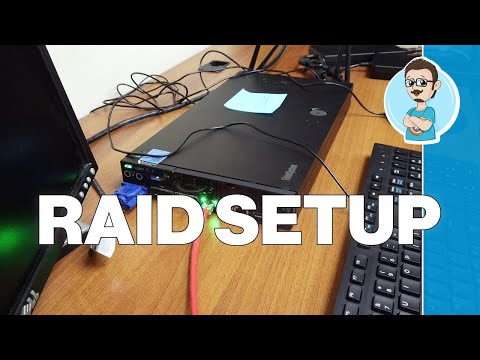 Configuring a RAID on ThinkSystem SE350 Edge Server!