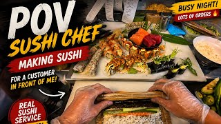 Pov:- Biggest Sushi order for a single Table Busiest night 🍣