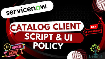 Batch 1 | Day 4 | ServiceNow Scripting | Catalog Client Scripts & UI Policies Overview/Demo