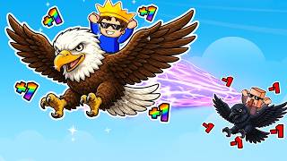 I SECRETLY USING HACKER SPEED TO TROLL RICH VILLAGER IN +1 SPEED BIRD ESCAPE ROBLOX!!! screenshot 5