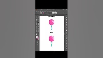 Difference between beginner and pro graphic designer #adobeillustrator #graphicdesign