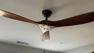 EOPETY Wood Ceiling Fan Without Light