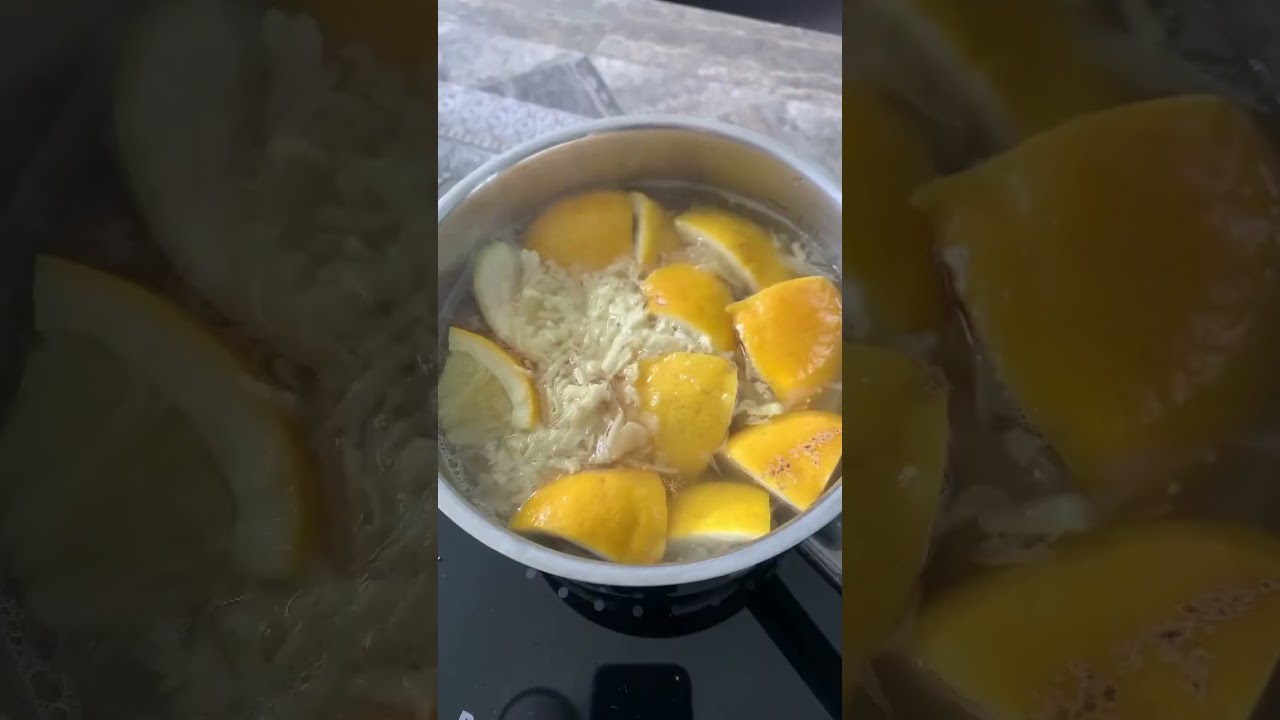 Lemon Ginger and Chia detox drinks for fat belly 